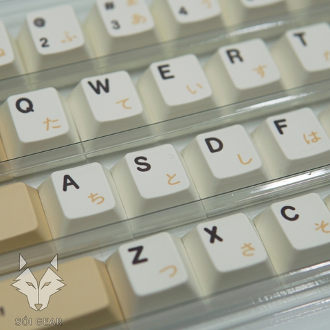 [In Stock] Keycap Key House Cherry Autumn Yellow PBT Dyesub - English