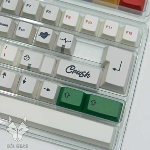 [In Stock] Keycap Key House Cherry RGB Silver PBT Dyesub
