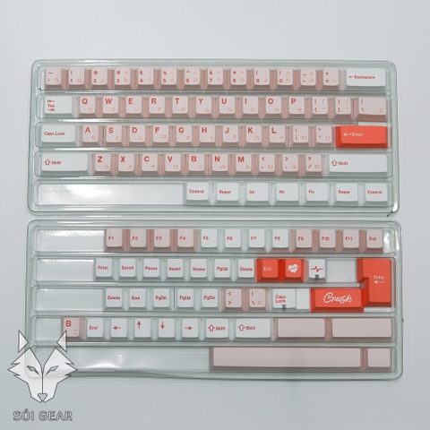 [In Stock] Keycap Key House Cherry Sakura Pink PBT Dyesub