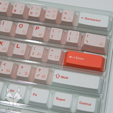 [In Stock] Keycap Key House Cherry Sakura Pink PBT Dyesub