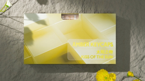 Keycap DDA Kiss Of The Sun Amber PC