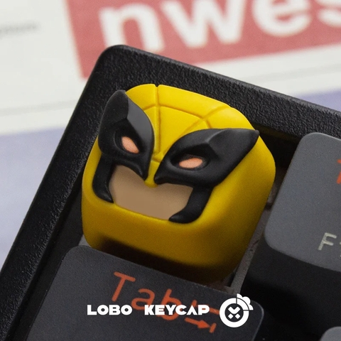 [In-stock] Keycap Artisan Lobo Deadpool & Wolverine (xuyên LED)