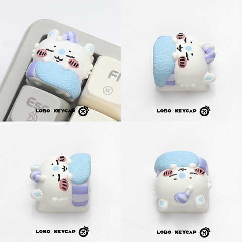Keycap Lobo Artisan Chiikawa Pijama