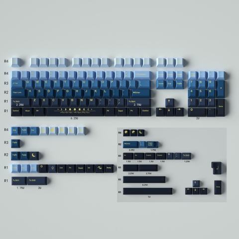 [In Stock] Keycap Cherry Moonrise PBT Dyesub