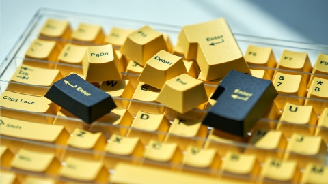 [In Stock] Keycap Cherry WS Basic Red/Yellow
