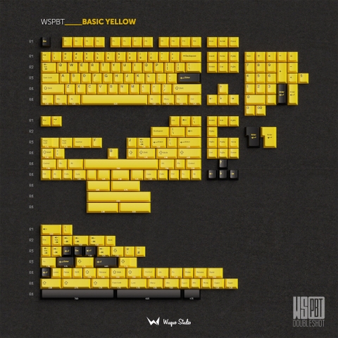 [In Stock] Keycap Cherry WS Basic Red/Yellow