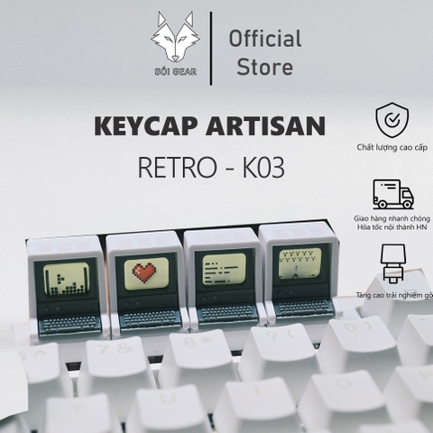 Keycap Lobo Artisan Retro K03