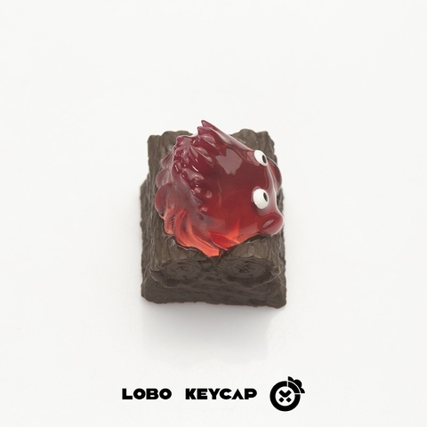 Keycap Lobo Artisan Quỷ lửa Calcifer (Xuyên led)