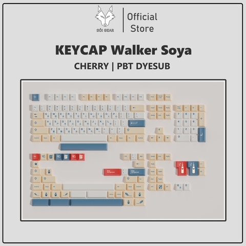 [In stock] Keycap Walker Cherry Soya PBT dyesub