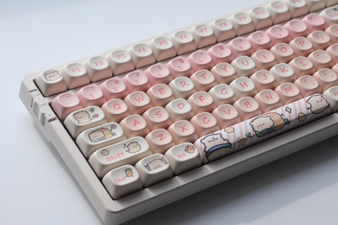 [In-stock] Keycap MOA Lợn Hồng PBT Dyesub