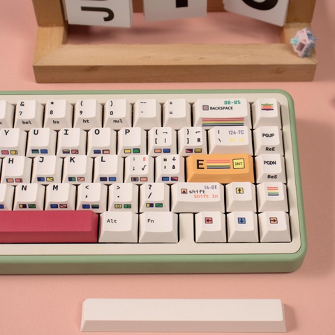 Keycap Cherry C64 trắng PBT dyesub