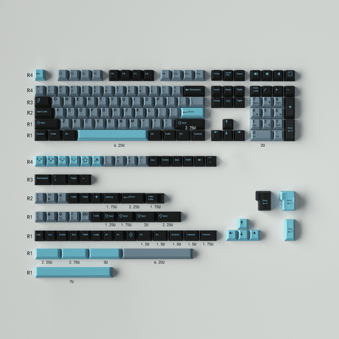 [In Stock] Keycap Cherry ABS Doubleshot 8008-3 Blue