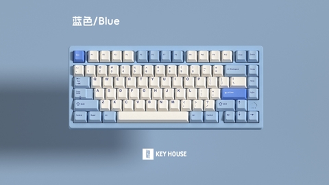 [In Stock] Keycap Key House Cherry Blue PBT Dyesub