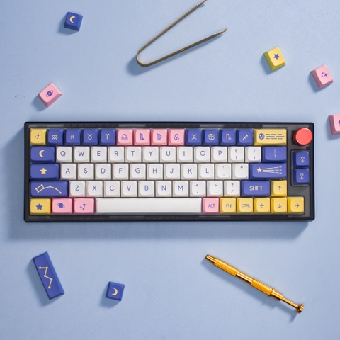 Keycap XDA Astrology Purple Constellation PBT Dyesub