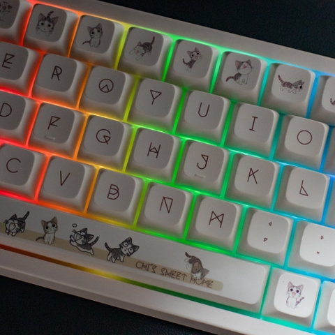 [In Stock] Keycap XDA PBT Dyesub Cheese Cat