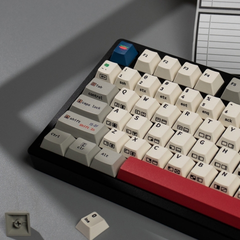 [In Stock] Keycap Cherry C64 xám PBT dyesub