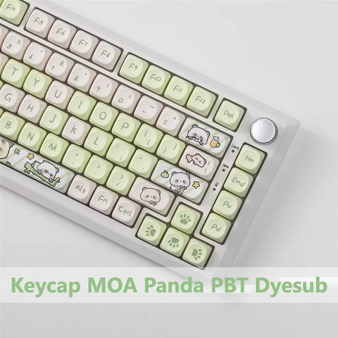 [In-stock] Keycap MOA Panda PBT Dyesub
