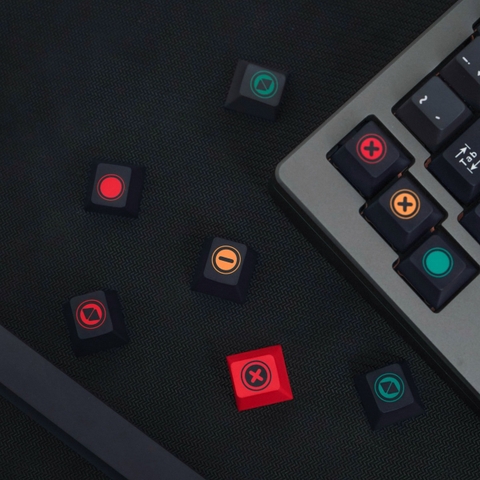 [In Stock] Keycap Cherry Retro Dark Light PBT Dyesub