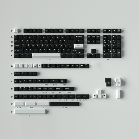 [In Stock] Keycap Cherry ABS Doubleshot WOB Two Color