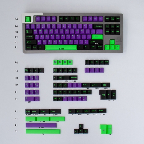 Keycap Cherry AIFEI Mecha ABS Doubleshot