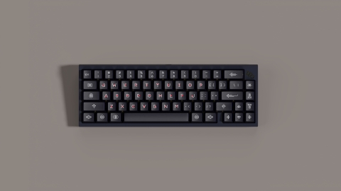 Keycap Walker Cherry Black - Sunday PBT Dyesub