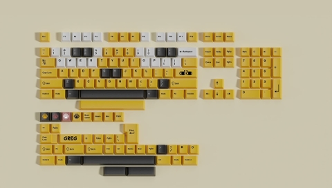 Keycap Walker Cherry  Dog Hook PBT Dyesub
