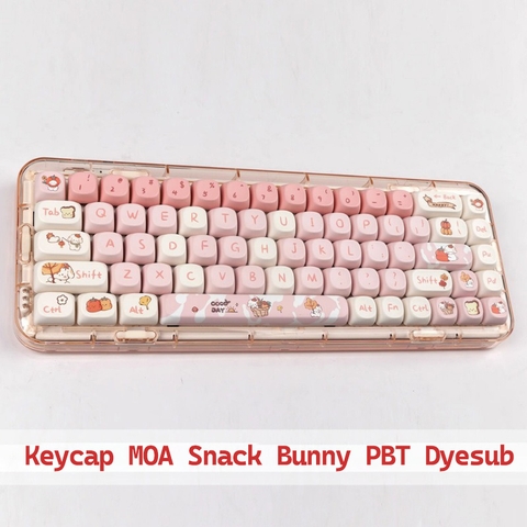 [In-stock] Keycap MOA Snack Bunny PBT Dyesub