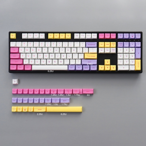 [In Stock] Keycap XDA  Icecream (English) | PBT Dyesub | 137 nút