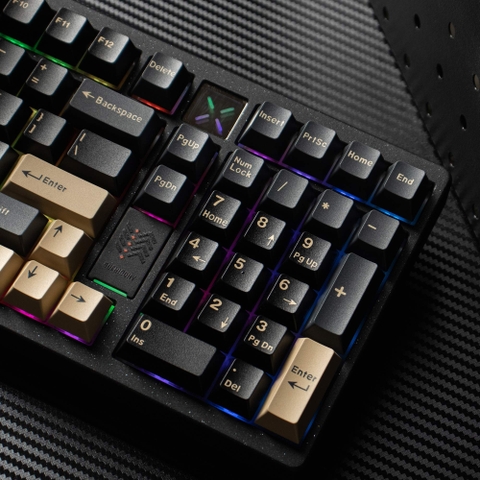 [In Stock]  Keycap Cherry Ape ABS Doubleshot Xuyên Led