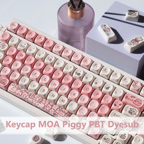 [In-stock] Keycap MOA Piggy PBT Dyesub