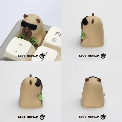 [In-stock] Keycap Lobo Artisan Capybara