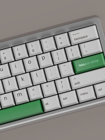 Keycap Walker Cherry  Less But Better PBT Dyesub