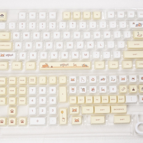 [In-stock] Keycap XDA Corgi PBT Dyesub