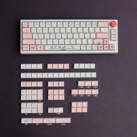 Keycap XDA PBT Dyesub Cheese Cat