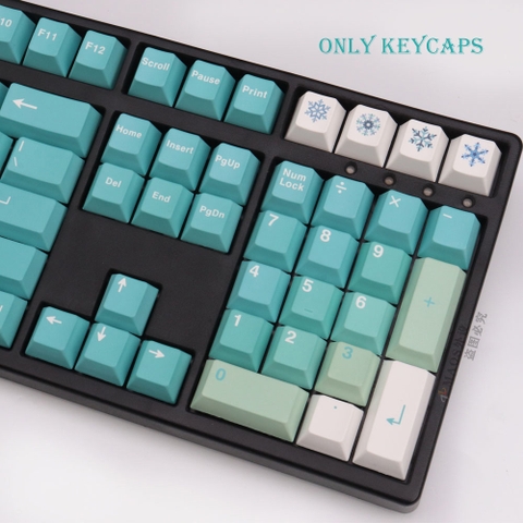 Keycap Cherry PBT Dyesub White Green Gradient