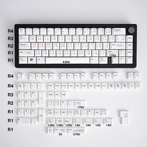 [In Stock] Keycap Cherry Programmer PBT Deysub