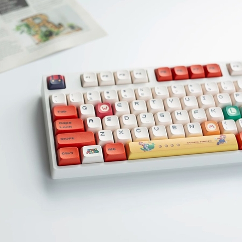 [In-stock] Keycap XDA Mario Party PBT Dyesub