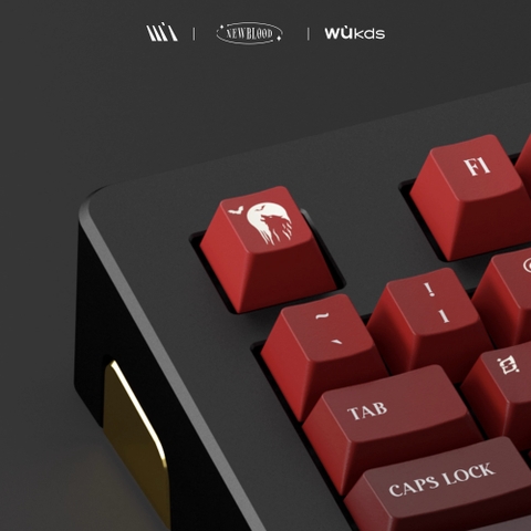 Keycap Cherry Wukds NEW BLOOD PBT Dyesub - 152 nút