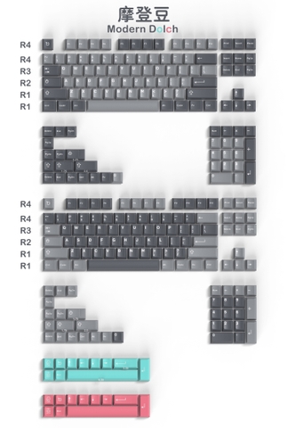 Keycap Cherry ABS Doubleshot Aifei Icon Modern Bean