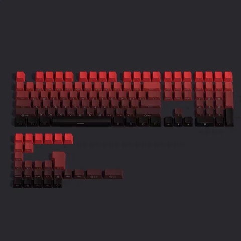 [In-stock] Keycap OEM PBT Ninja Gradient Xuyên led - Đỏ