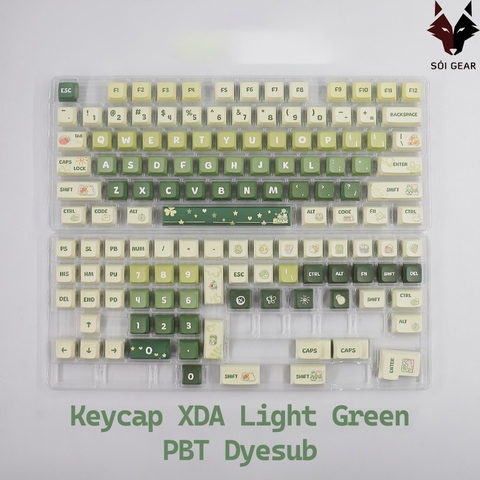 [In-stock] Keycap XDA Light Green PBT Dyesub