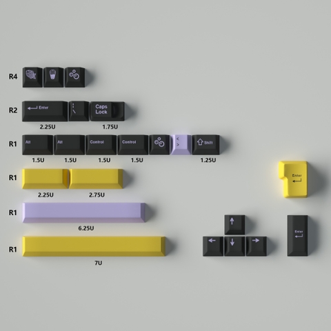 [In Stock] Keycap Cherry PBT Dyesub Taro