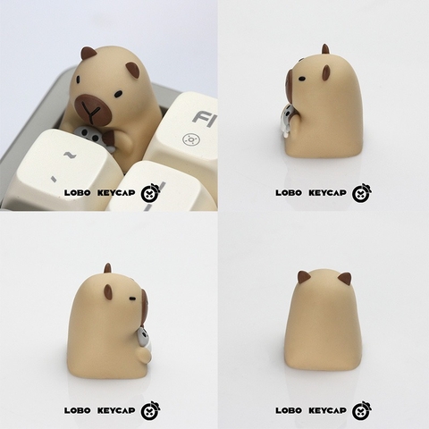 [In-stock] Keycap Lobo Artisan Capybara