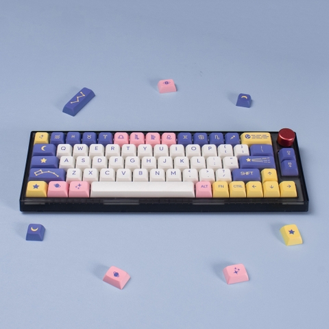 Keycap XDA Astrology Purple Constellation PBT Dyesub