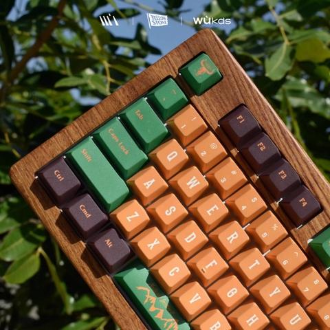 Keycap Cherry Wukds Yellow Stone PBT Dyesub - 172 nút