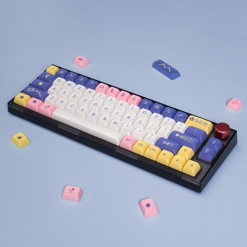 Keycap XDA Astrology Purple Constellation PBT Dyesub