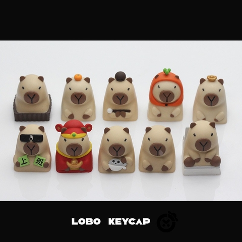 [In-stock] Keycap Lobo Artisan Capybara