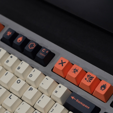 [In Stock] Keycap Cherry Carbon Light PBT Dyesub