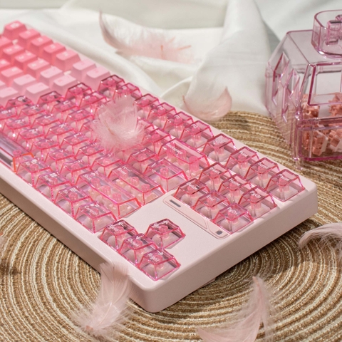 [In Stock] Keycap Cherry Mintcaps Núi Tuyết PBT+PC