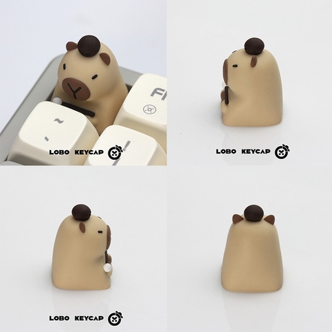 [In-stock] Keycap Lobo Artisan Capybara